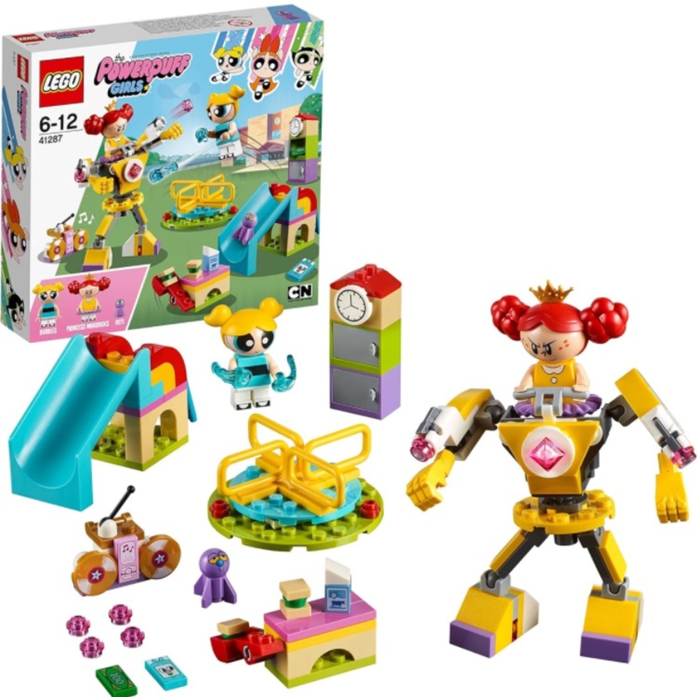 LEGO The Powerpuff Girls Bubbles’ Playground Showdown 41287 Building Kit 144 pcs